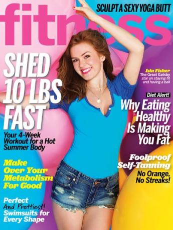Isla Fisher im Fitness-Magazin