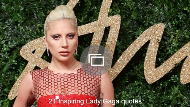 Lady Gaga zitiert Diashow