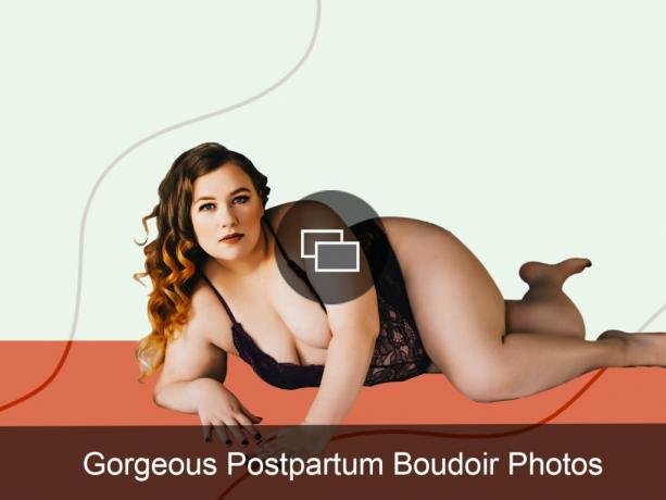 Boudoir-Fotografie nach der Geburt