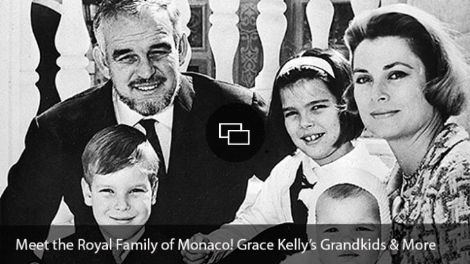 Fotos der königlichen Familie von Monaco