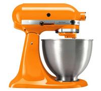 KitchenAid-Mixer in mandarinenfarben 