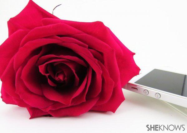 Калъф за телефон с листенца роза