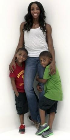 LaShinda Demus en haar zonen