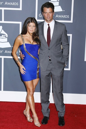 Fergie og Josh Duhamel ved Grammys 2010