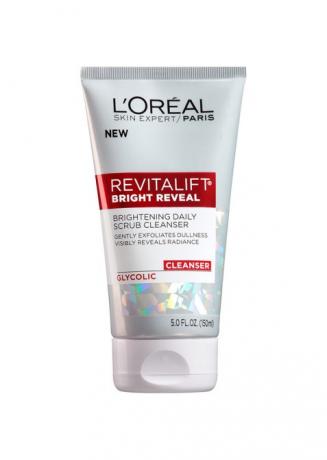 Hautpflege Inhaltsstoffe, die zusammenwirken: L’Oreal Paris Revitalift Bright Reveal Brightening Daily Scrub Cleanser