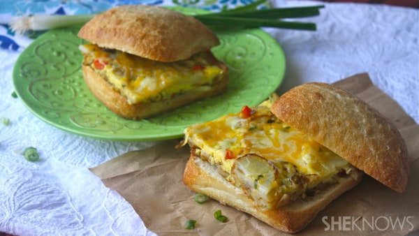 Sandwichs aux omelettes espagnoles