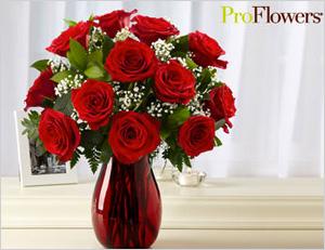ProFlowers.com Valentīna dienas piedāvājums