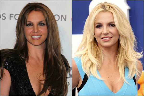 Britney Spears ringatja a szőkeséget, valamint a barna lakatot