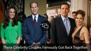 Kate Middleton Książę William Ben Affleck Jennifer Lopez „Gwiezdne pary, które wróciły razem”