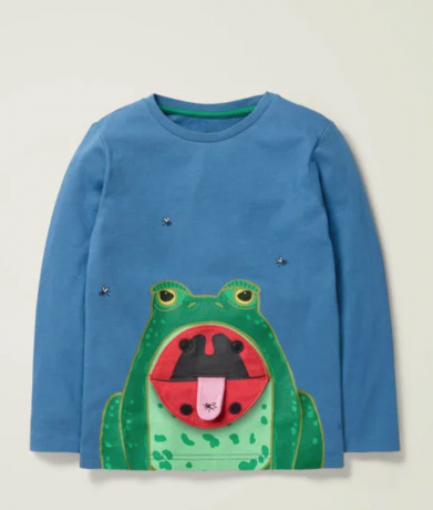 Koszula dla dzieci w żabę Boden