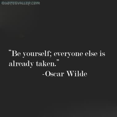 Buď sám sebou