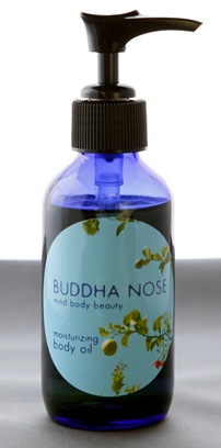 Hydratační tělový olej s nosem Buddhy