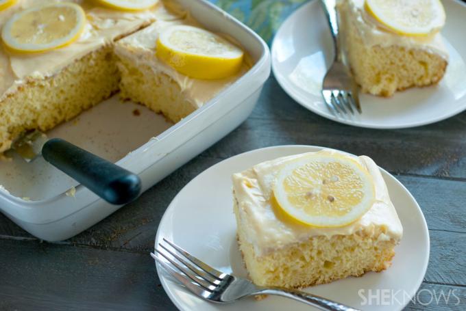 Receita de bolo de limonada fresca