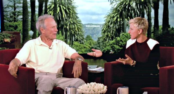 Clint Eastwood y Ellen DeGeneres