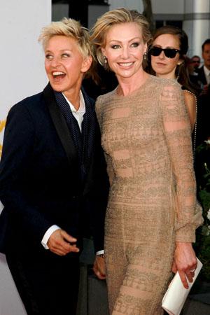 Portia de Rossi och Ellen Degeneres