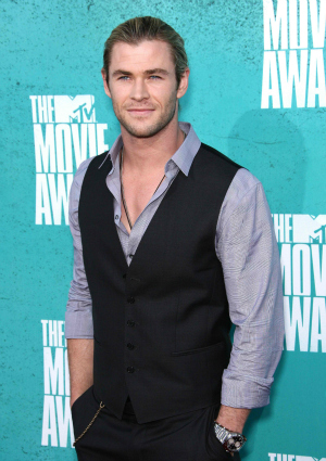 Chris Hemsworth a 2012 -es MTV Movie Awards -on