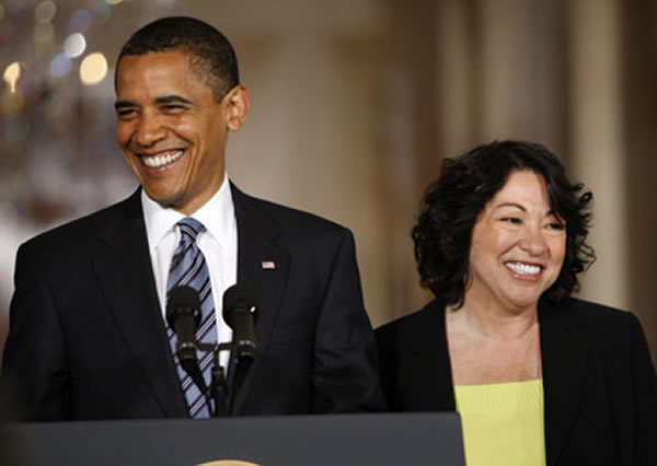 Barackas Obama, Sonia Sotomayor