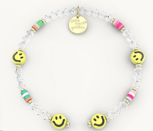 Gelang Little Words Project Custom Smiley Face