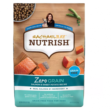 Rachael Ray Nutrish Zero Grain Losos & Sweet Potato suché krmivo pro psy