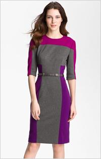 Môj výber: Šaty Maggie London Colorblock, 128 dolárov, Nordstrom