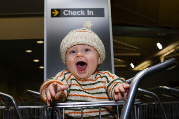 Bebek havaalanında