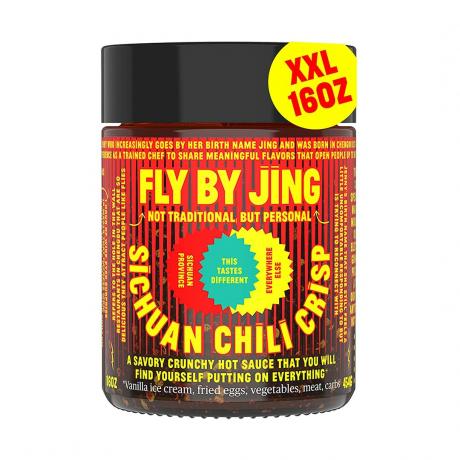 Repüljön Jing Sichuan Chilis Crisp Hot Sauce-szal
