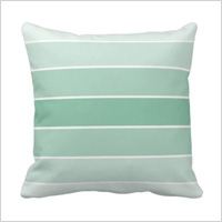 Mint ombre randkudde 