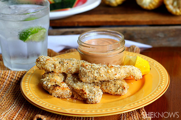 Teneri Di Pollo Al Forno Croccanti