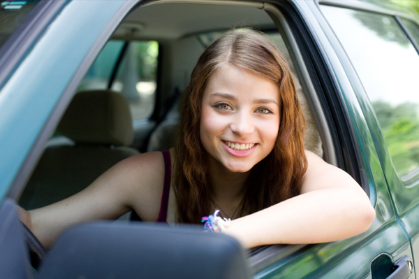Teenager-Fahrer