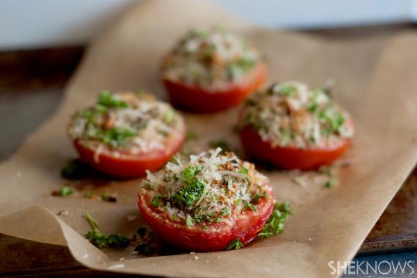  Tomates asiago de verano al horno 