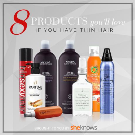 8 Produkty do włosów cienkich | Sheknows.com
