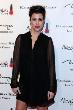 Kourtney Kardashian gravid