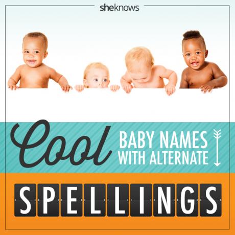Babynamen verschiedene Schreibweisen