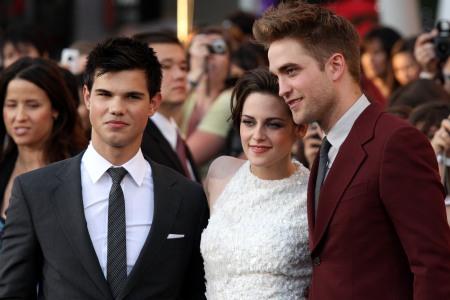 Taylor Lautner, Kristen Stewart und Robert Pattinson bei der Eclipse-Premiere