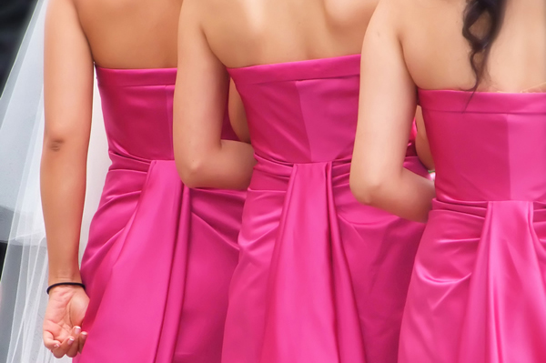 Rózsaszín koszorúslány ruhák