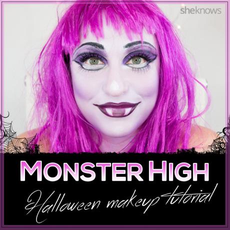 Halloweenowy makijaż Monster High