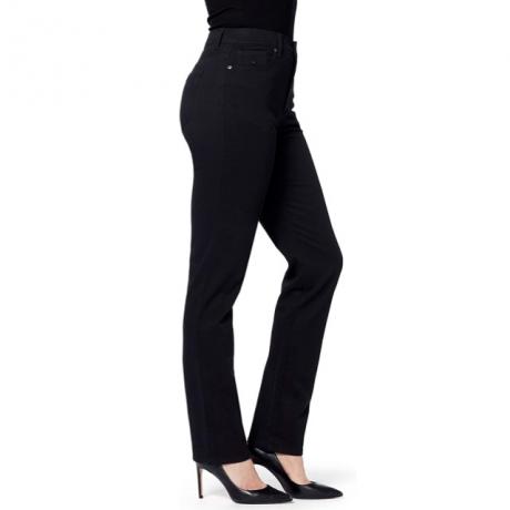 Klasyczne, zwężane jeansy damskie Gloria Vanderbilt Amanda z wysokim stanem