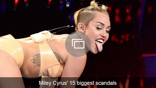 Pokaz slajdów skandali Miley Cyrus