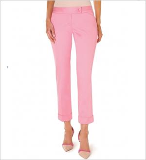 Drew Stretch Sateen Ankle Pant 