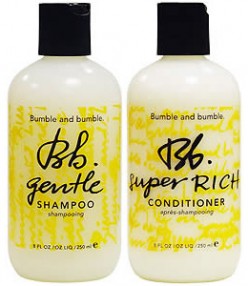 jemný šampon a kondicionér Bumble & Bumble's