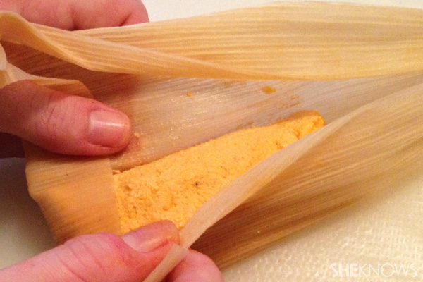 สูตรคริสต์มาส tamales - -ขั้นตอนที่ 8