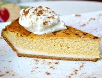 Gâteau au fromage végétalien à la citrouille