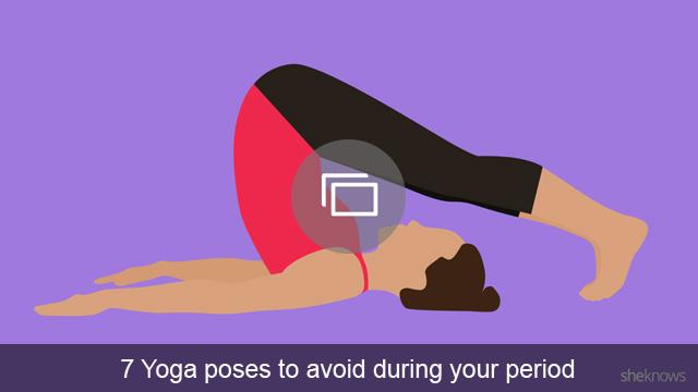 7 Yoga-Posen, die Sie während Ihrer Periode vermeiden sollten