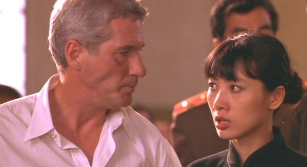 Richard Gere und Bai Ling in Red Corner von 1997
