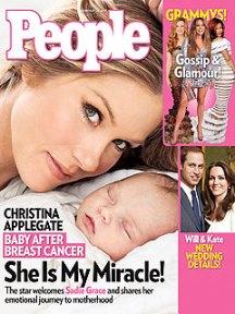Christina Applegate เปิดตัวทารก