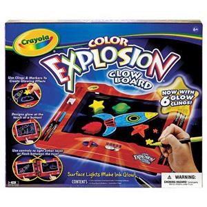Crayola Explosions-Glühtafel
