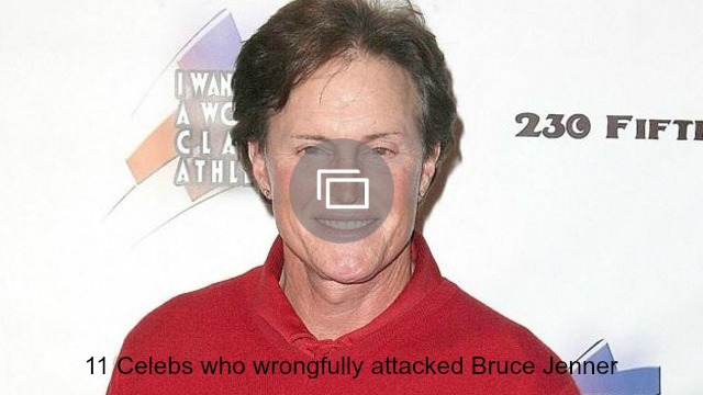 Bruce Jenner slayt gösterisine saldırdı