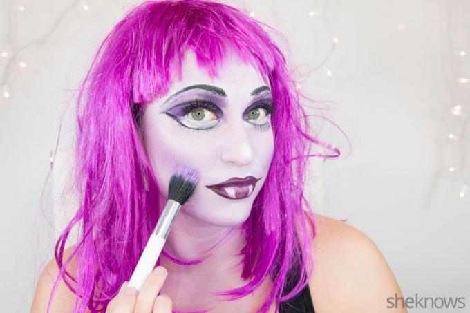 Samouczek makijażu na Halloween: krok 17b