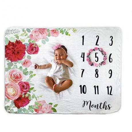 Ежемесячное одеяло Novo Baby Baby Milestone
