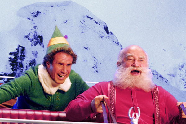 Will Ferell und Ed Asner in Elf